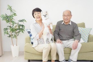 高齢者夫婦の笑顔のイメージ